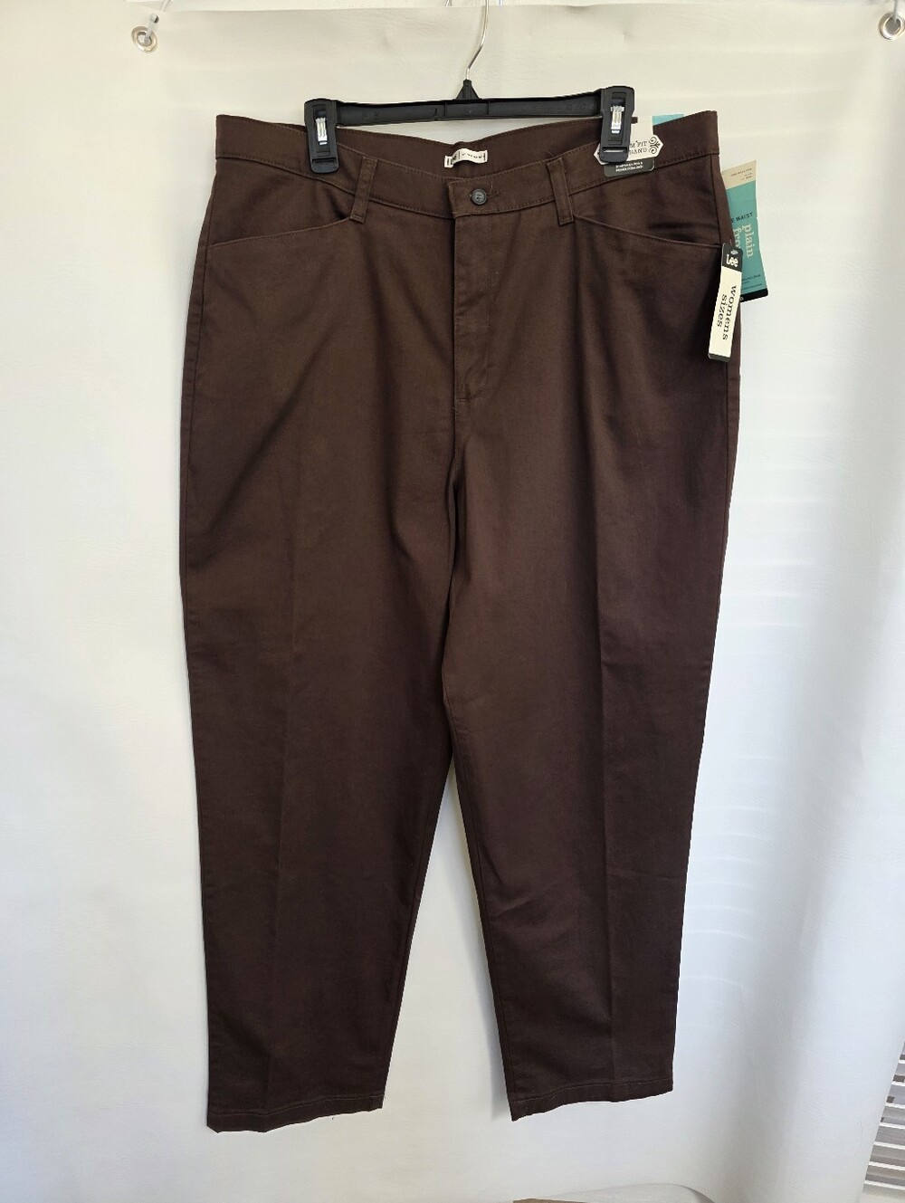 Lee Women's Brown Casual Pants Size 18W